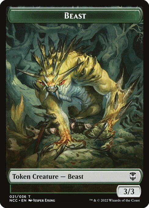 Beast — New Capenna Commander Tokens 21