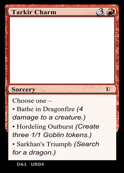 Tarkir Charm — Unknown Event UR04c