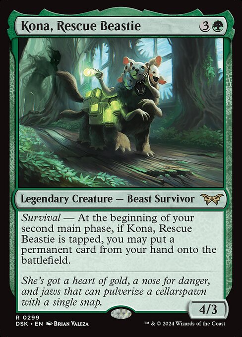 Kona, Rescue Beastie — Duskmourn: House of Horror 299