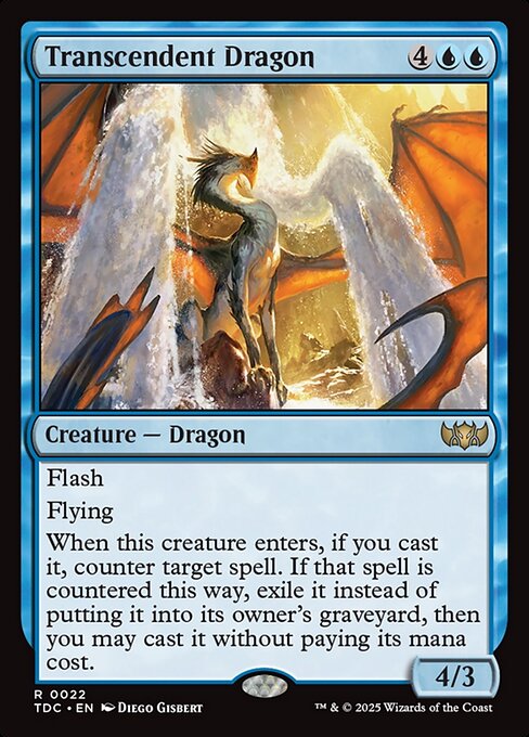Transcendent Dragon — Tarkir: Dragonstorm Commander 22