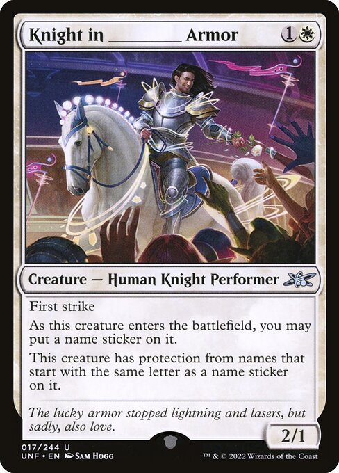 Knight in _____ Armor — Unfinity 17