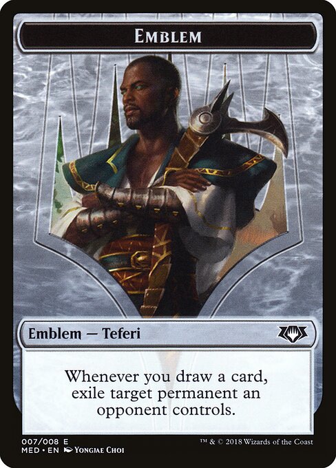 Teferi, Hero of Dominaria Emblem — Mythic Edition Tokens G7
