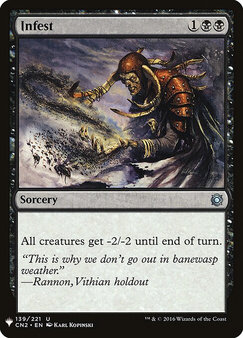 Infestar — The List CN2-139