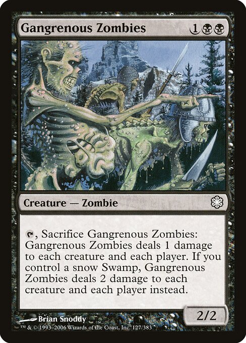 Zumbis Gangrenosos — Coldsnap Theme Decks 127