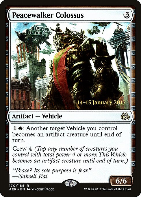 Colosso Caminhante da Paz — Aether Revolt Promos 170s
