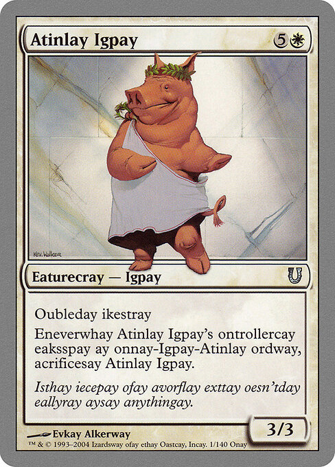 Atinlay Igpay — Unhinged 1