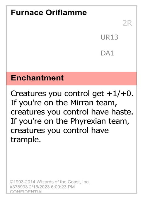 Furnace Oriflamme — Unknown Event UR13