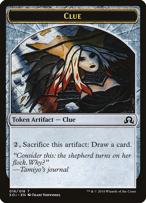 Clue — Shadows over Innistrad Tokens 16