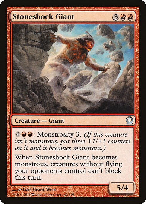 Gigante Petrochoque — Theros 142