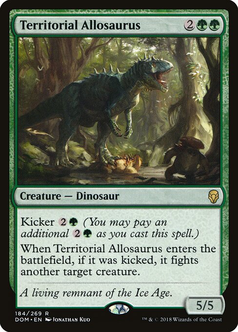 Allossauro Territorial — Dominaria 184
