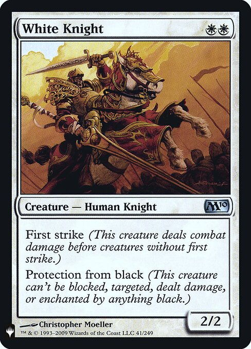 Cavaleiro Branco — The List M10-41