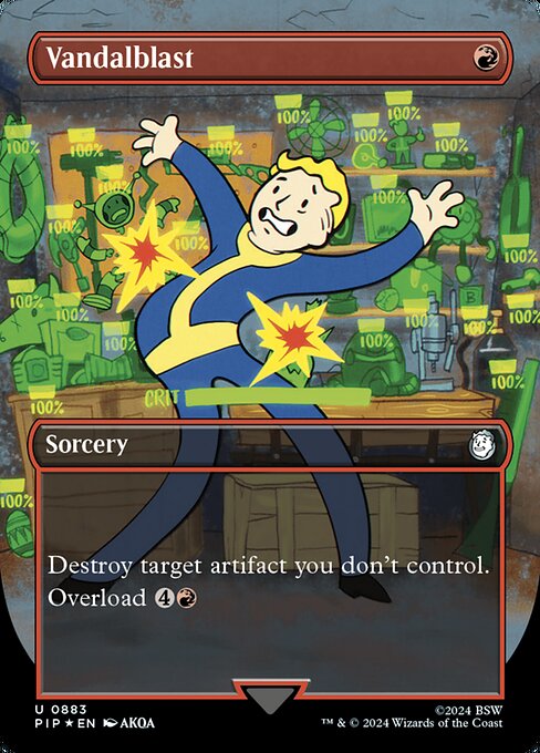 Explosão Vandálica — Fallout 883