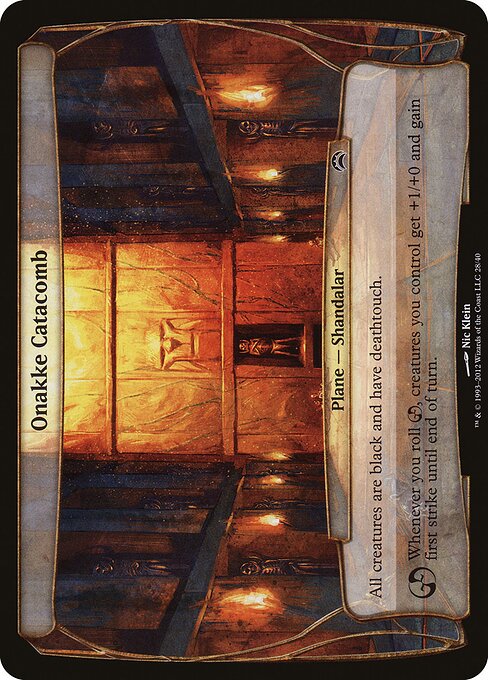 Onakke Catacomb — Planechase 2012 Planes 28