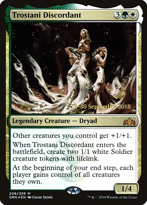 Trostani em Desacordo — Guilds of Ravnica Promos 208s