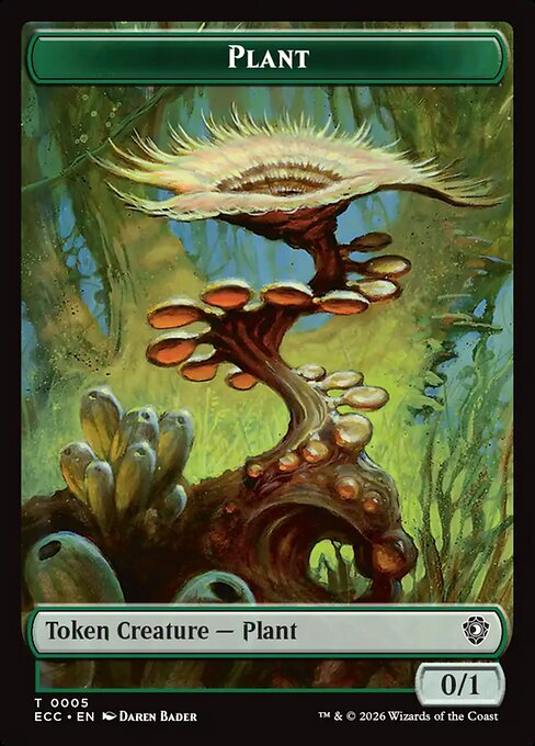 Plant — Lorwyn Eclipsed Commander Tokens 5