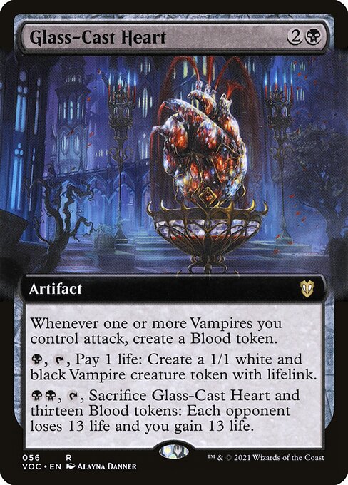 Coração Envidraçado — Crimson Vow Commander 56