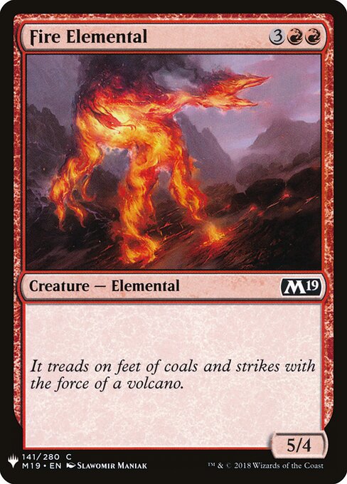 Elemental do Fogo — The List M19-141