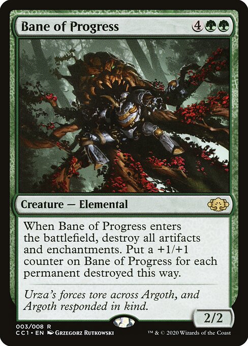 Bane of Progress — Commander Collection: Green 3
