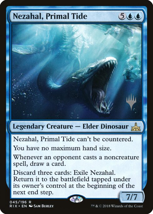 Nezahal, Maré Primordial — Rivals of Ixalan Promos 45p