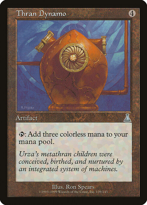 Dínamo dos Thran — Urza's Destiny 139