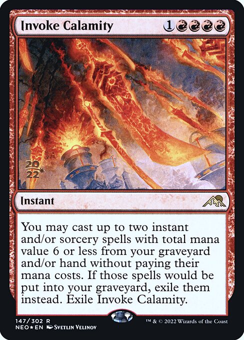 Invocar Calamidade — Kamigawa: Neon Dynasty Promos 147s
