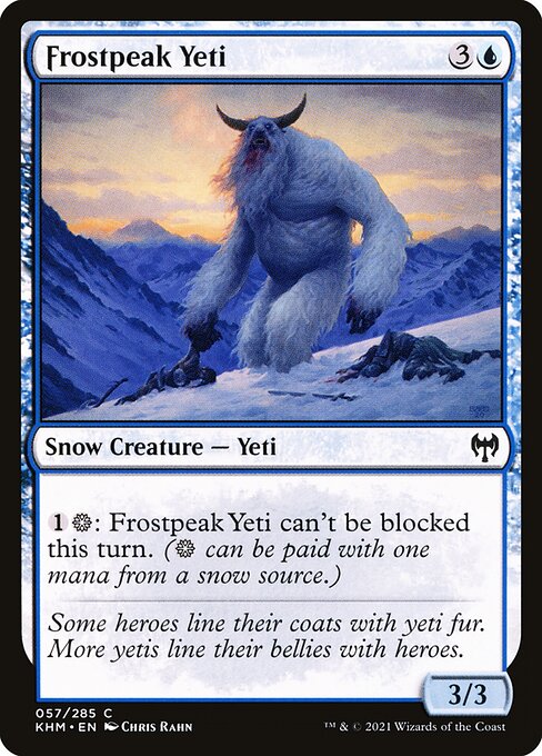 Yeti do Monte Gélido — Kaldheim 57