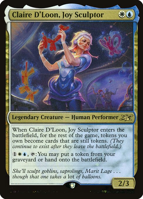 Claire D'Loon, Joy Sculptor — Unfinity 451