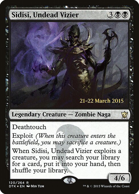 Sidisi, Vizir Morta-viva — Dragons of Tarkir Promos 120s