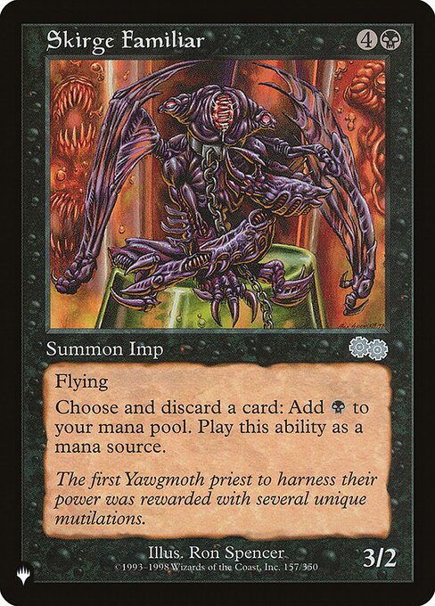 Eskirge Familiar — The List USG-157