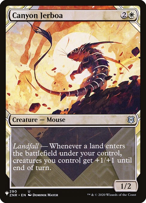 Jerboa-do-cânion — The List ZNR-290