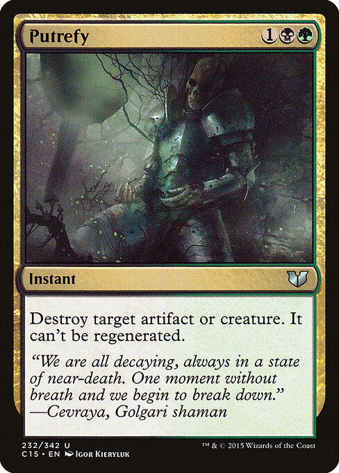 Putrificar — Commander 2015 232