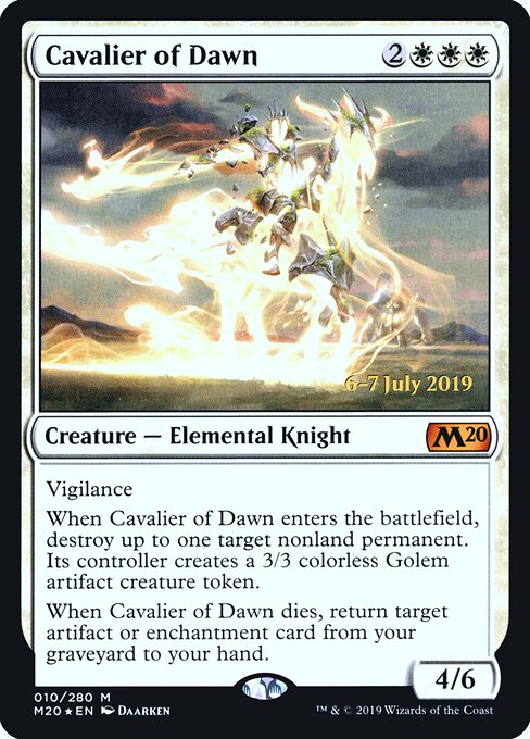 Cavaleiro da Aurora — Core Set 2020 Promos 10s