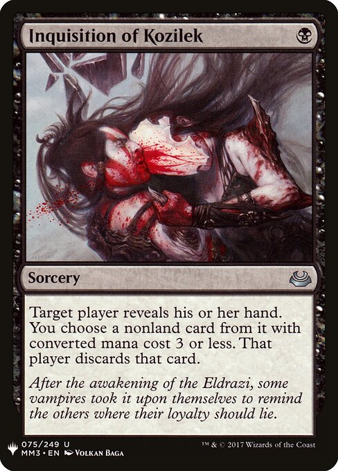 Inquisição de Kozilek — The List MM3-75