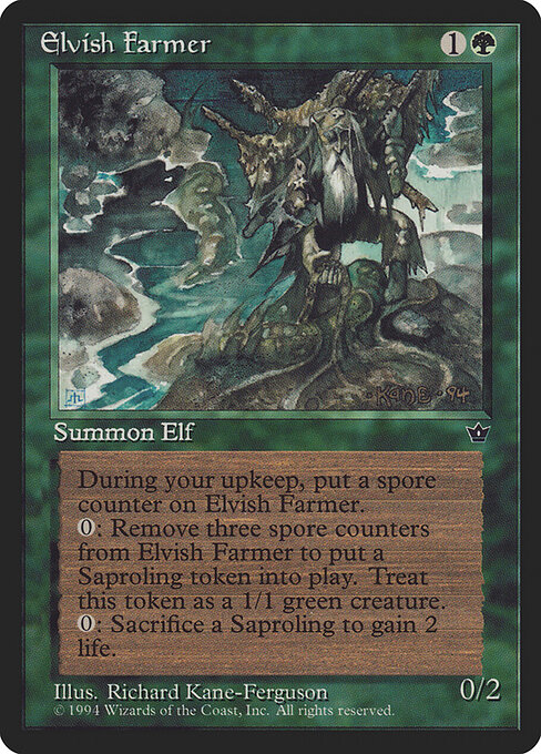 Elvish Farmer — Fallen Empires 66