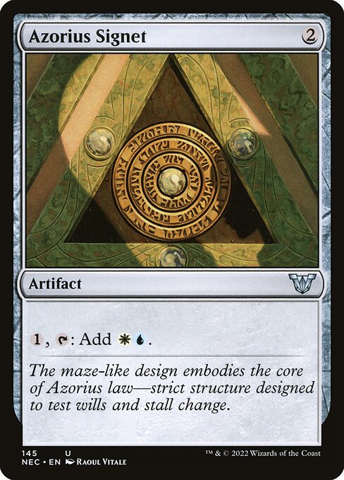 Sinete Azorius — Neon Dynasty Commander 145