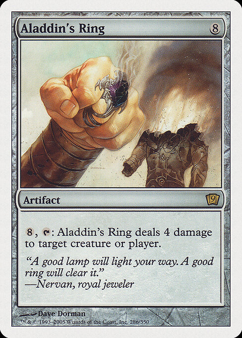 Anel de Aladim — Ninth Edition 286