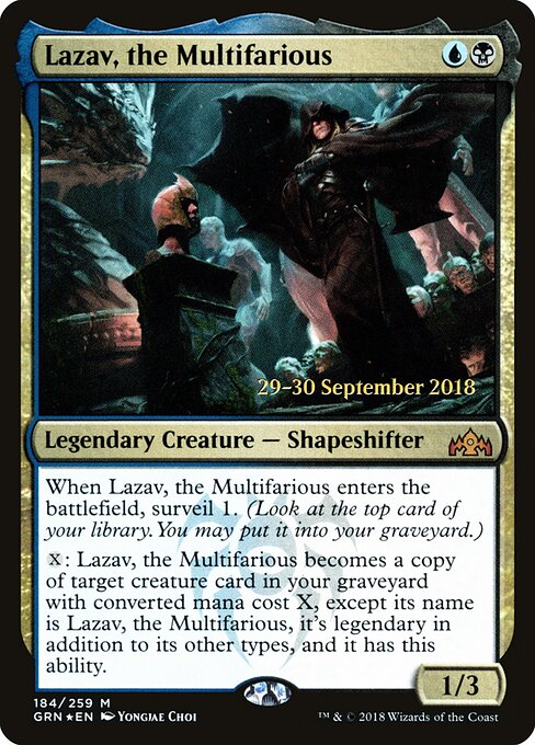 Lazav, o Multifário — Guilds of Ravnica Promos 184s
