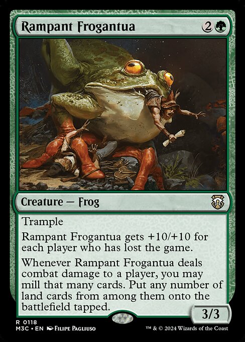 Rampant Frogantua — Modern Horizons 3 Commander 118