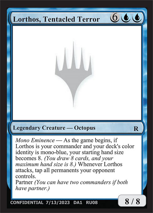 Lorthos, Tentacled Terror — Unknown Event RU08a