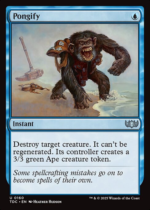 Pongidizar — Tarkir: Dragonstorm Commander 160