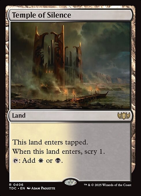 Templo do Silêncio — Tarkir: Dragonstorm Commander 406