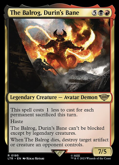 O Balrog, Ruína de Durin