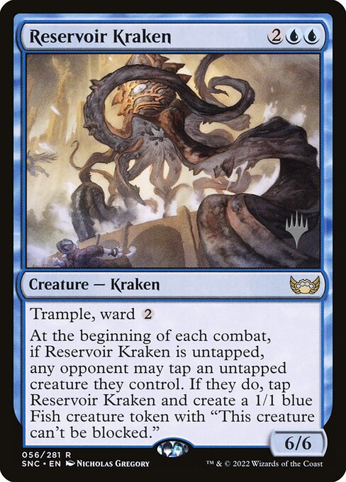 Kraken do Reservatório — Streets of New Capenna Promos 56p