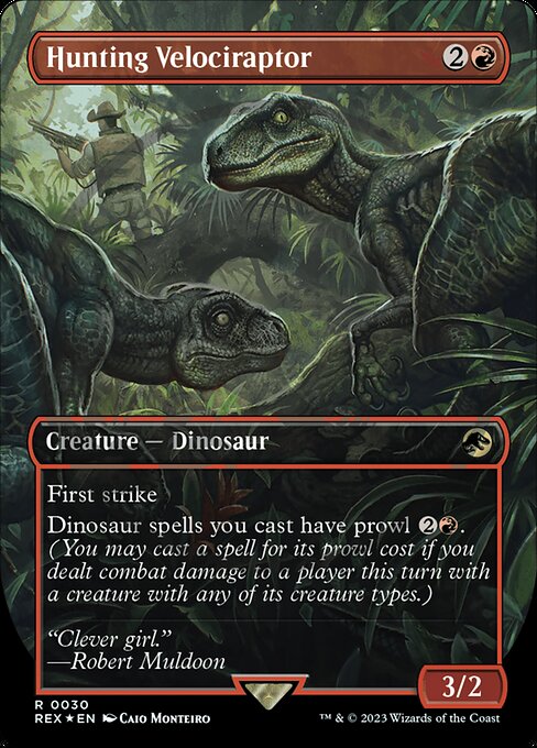 Velociraptor à Caça — Jurassic World Collection 30