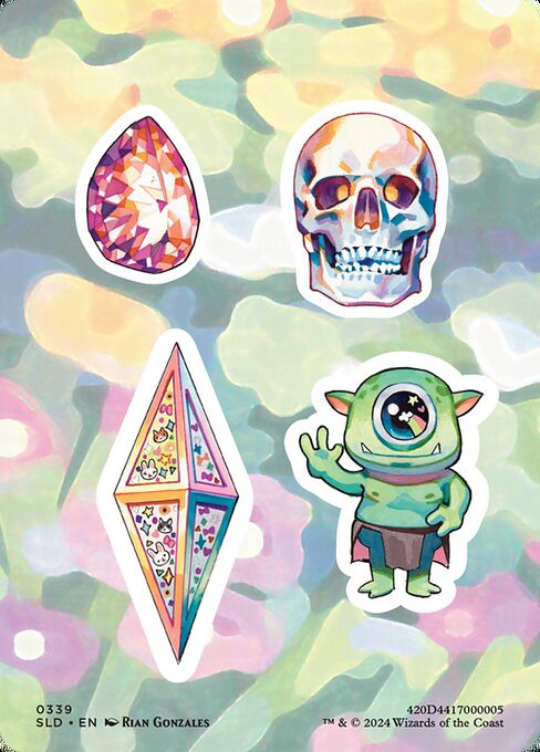 Sticker sheet — Secret Lair Drop 339
