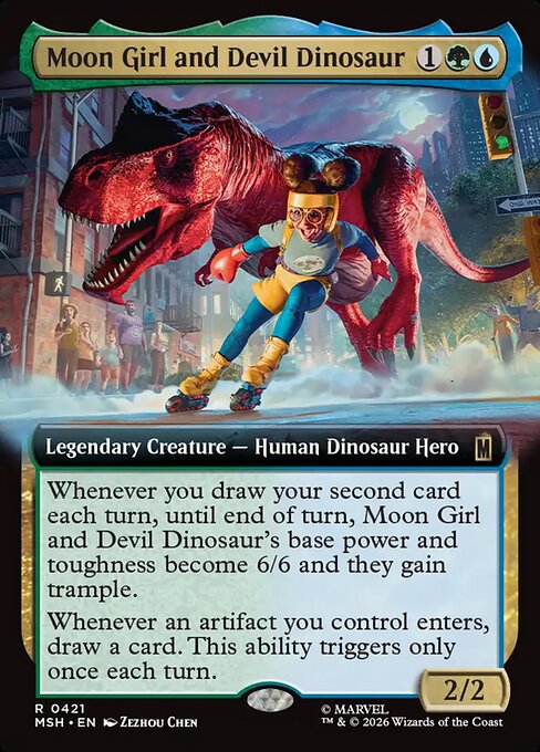 Moon Girl and Devil Dinosaur — Marvel Super Heroes 421