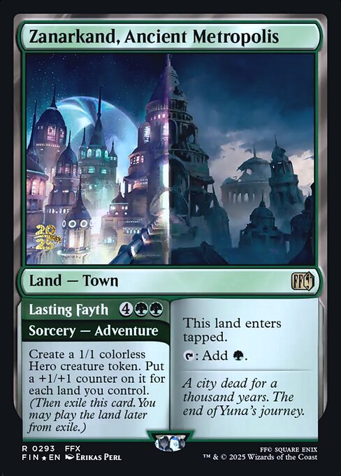 Zanarkand, Ancient Metropolis // Lasting Fayth — Final Fantasy Promos 293s