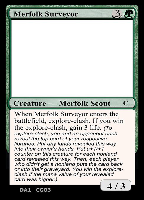Merfolk Surveyor — Unknown Event CG03d