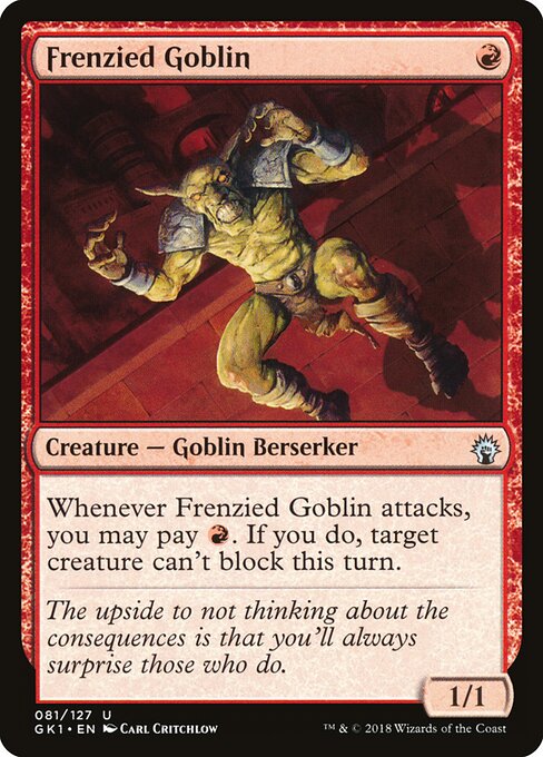 Goblin Ensandecido — GRN Guild Kit 81