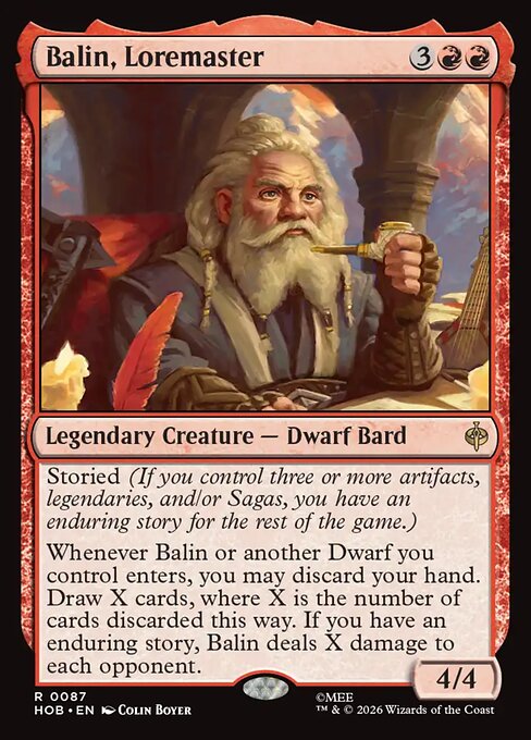 Balin, Loremaster — The Hobbit 87